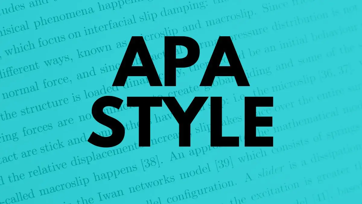 How to cite a book in APA Style