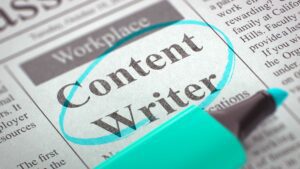 Types of content writers