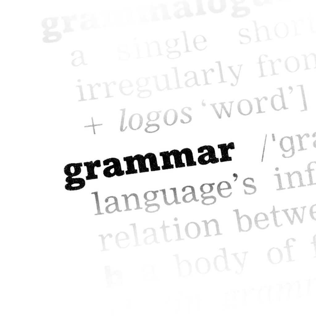 Improving your grammar