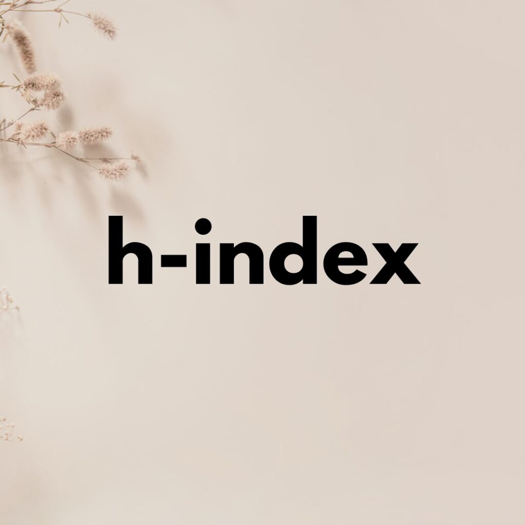What is the h-index
