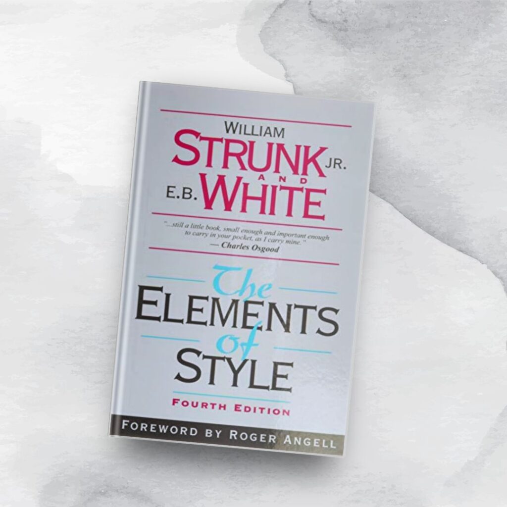 Elements of Style book