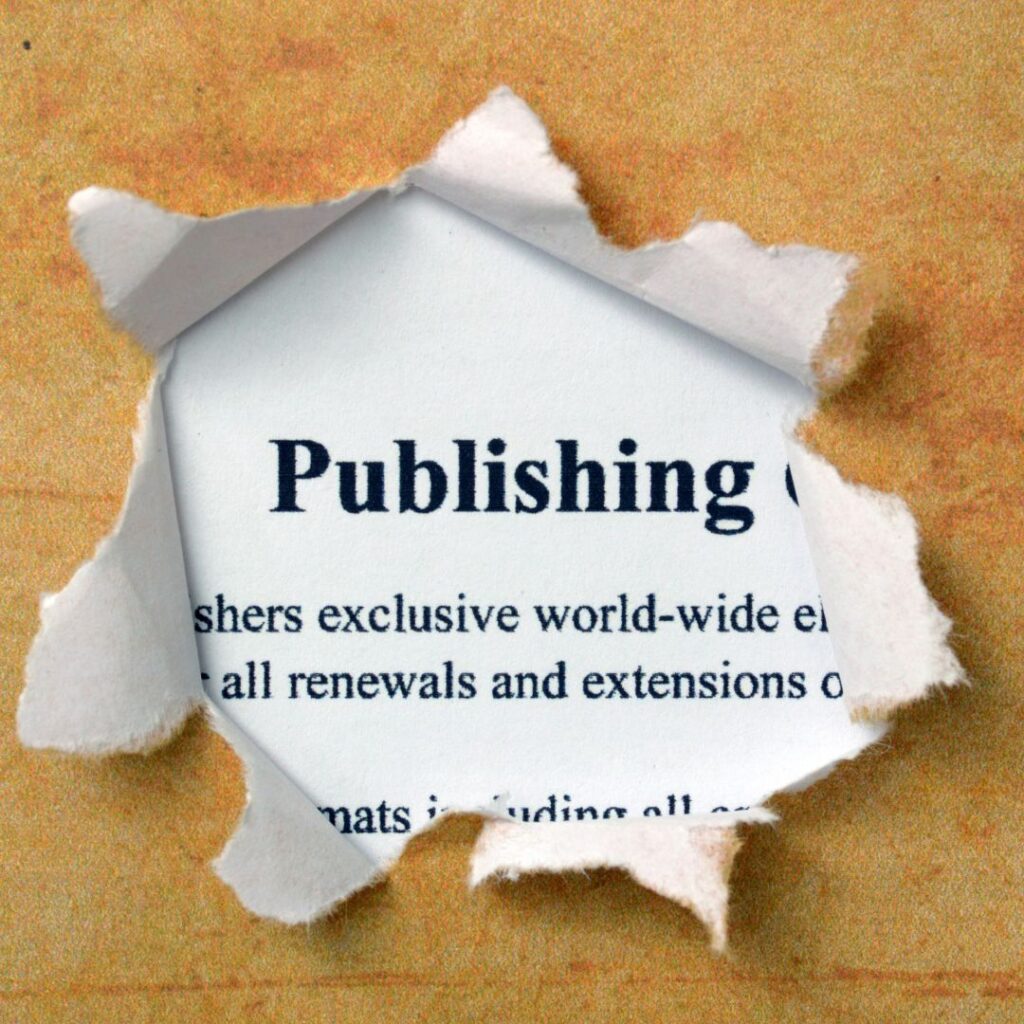 Publishing contract