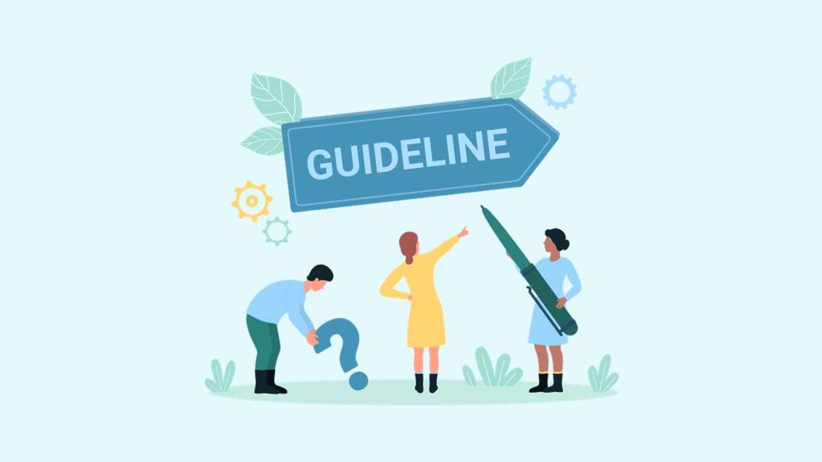 How to create publishing guidelines