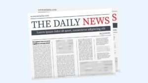 The history of newspaper publishing