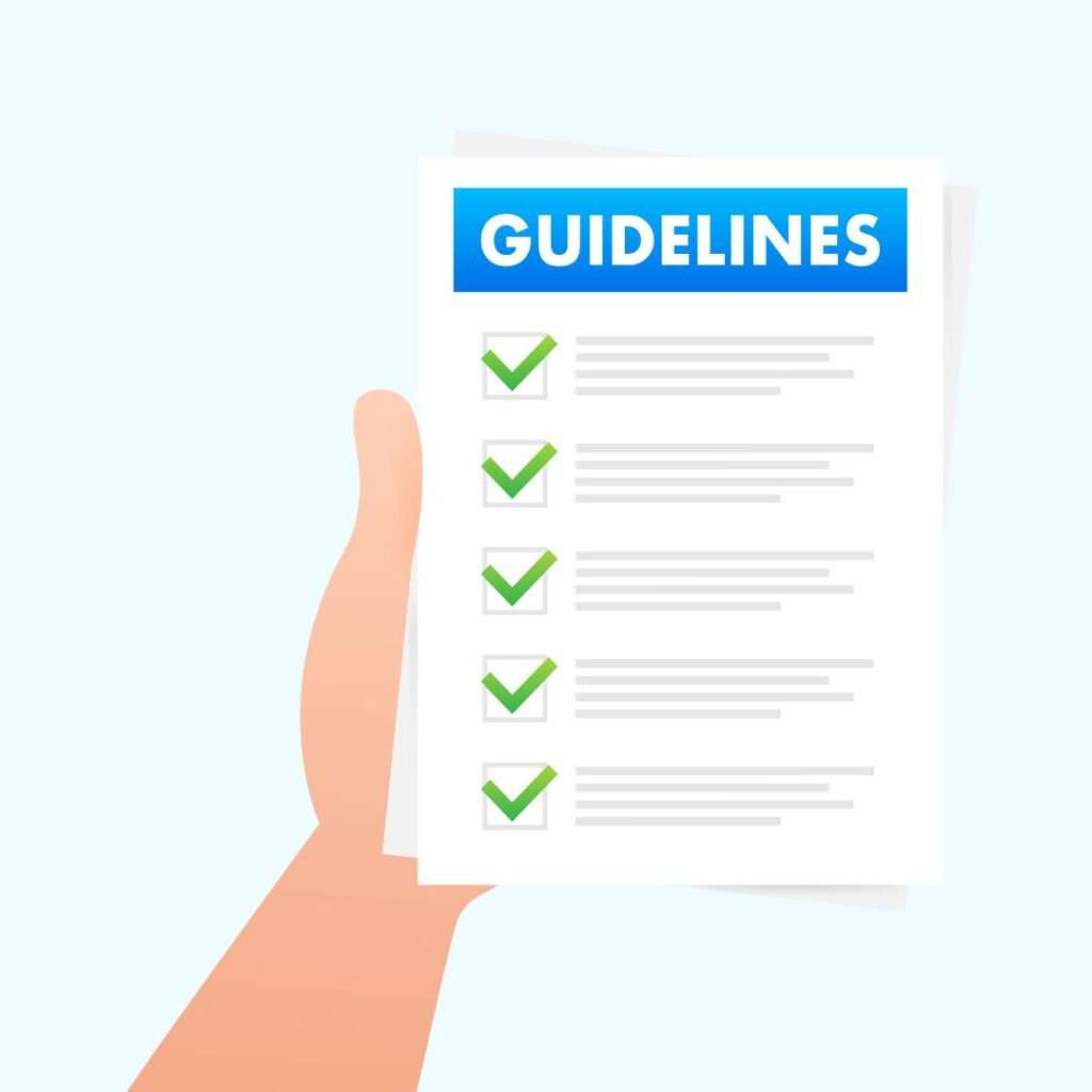 How to create publishing guidelines