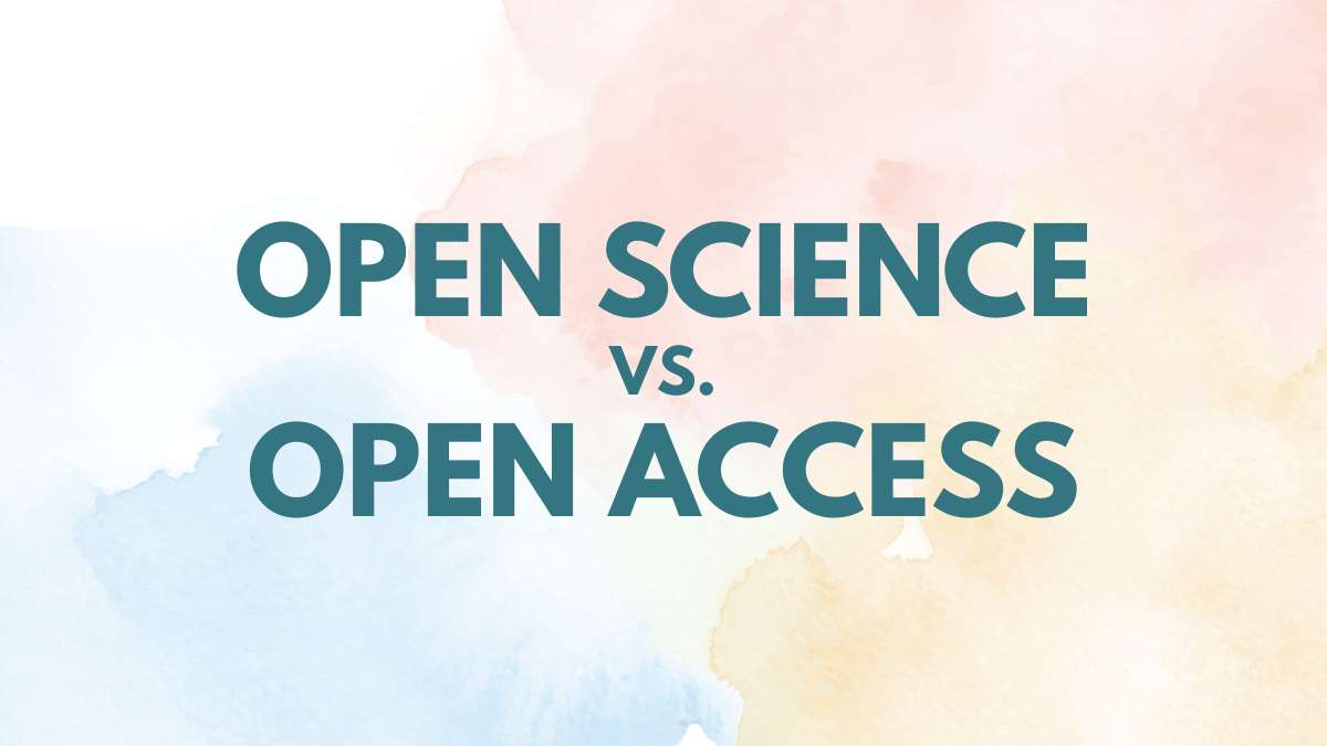 Open science vs. open access - Featured