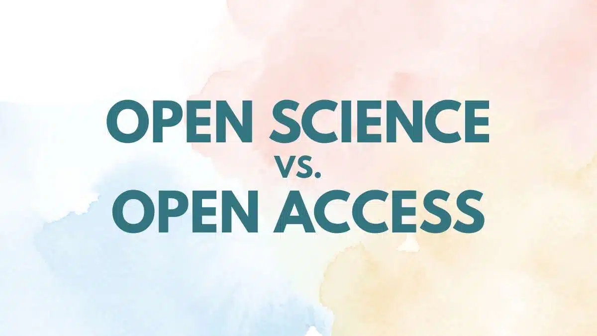 Open science vs. open access - Featured